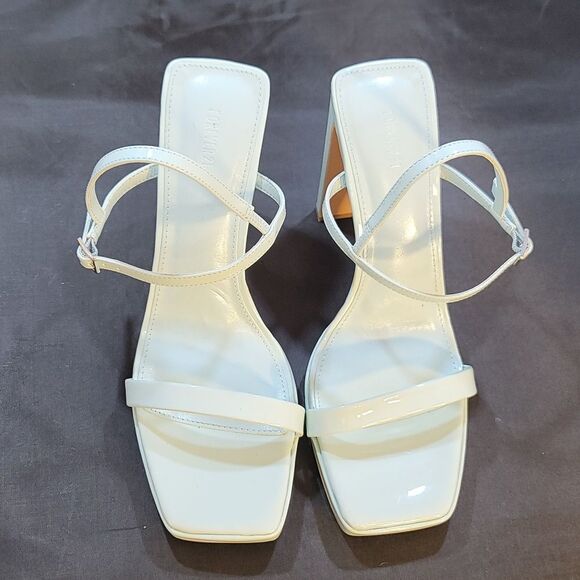 BRAND NEW FOREVER 21 SQUARE TOE BLOCK HEEL SANDAL G1 - Picture 4 of 15